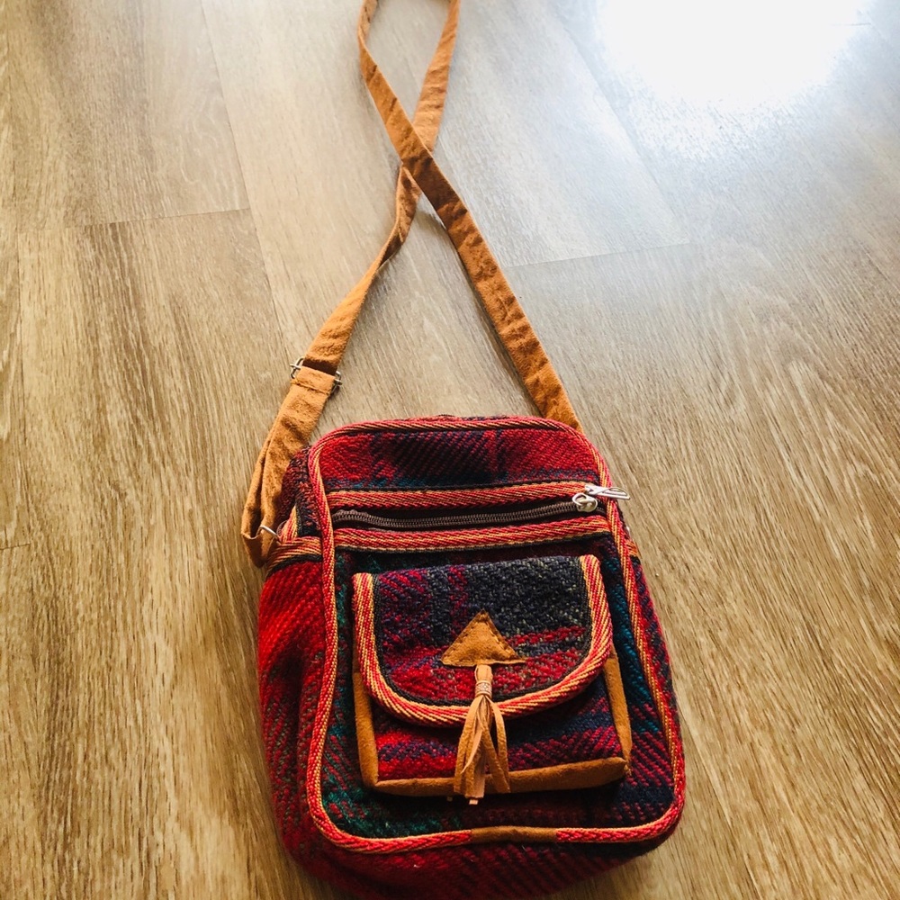 Handmade costume  crossbody bag